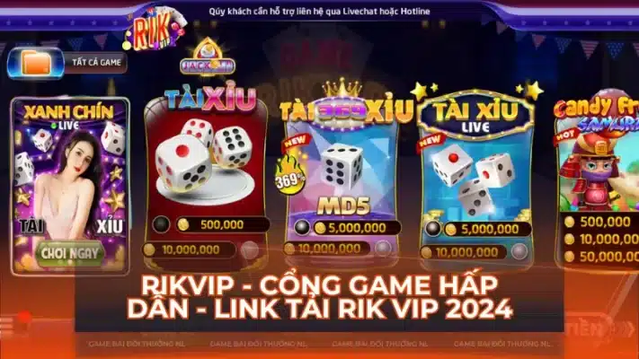 Rikvip - Cổng game hấp dẫn - Link Tải Rik Vip 2024